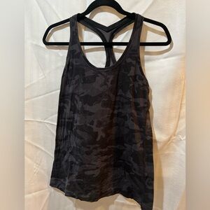 Lululemon black camo tank top